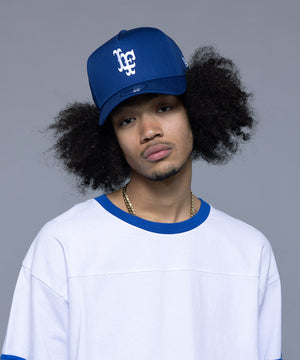 LFYT × NEW ERA LF LOGO 9FORTY A-FRAME CAP LS221414 ROYAL