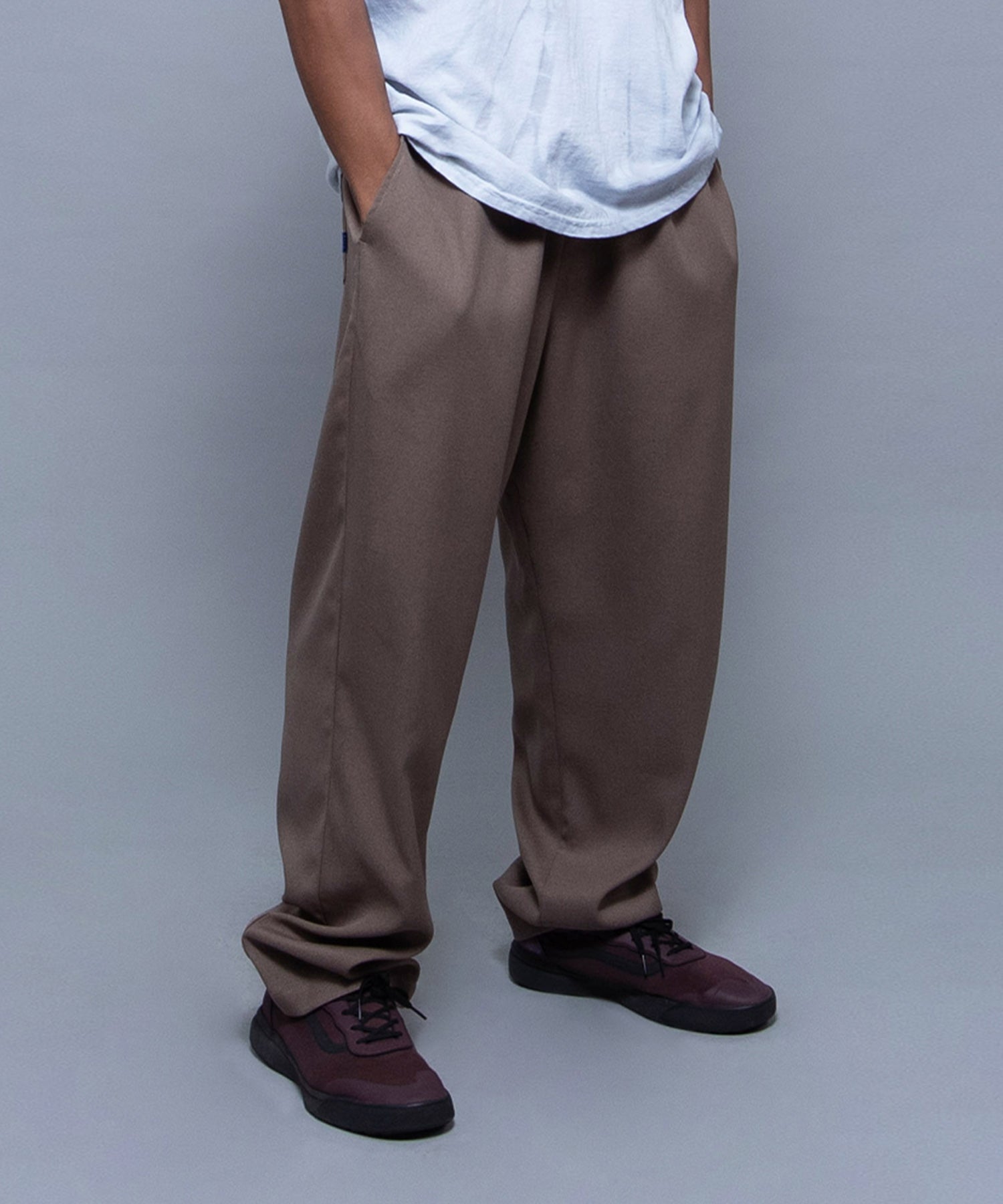 WRINKLE RESISTANT TWILL CHEF PANTS LS221206 BROWN – LFYT