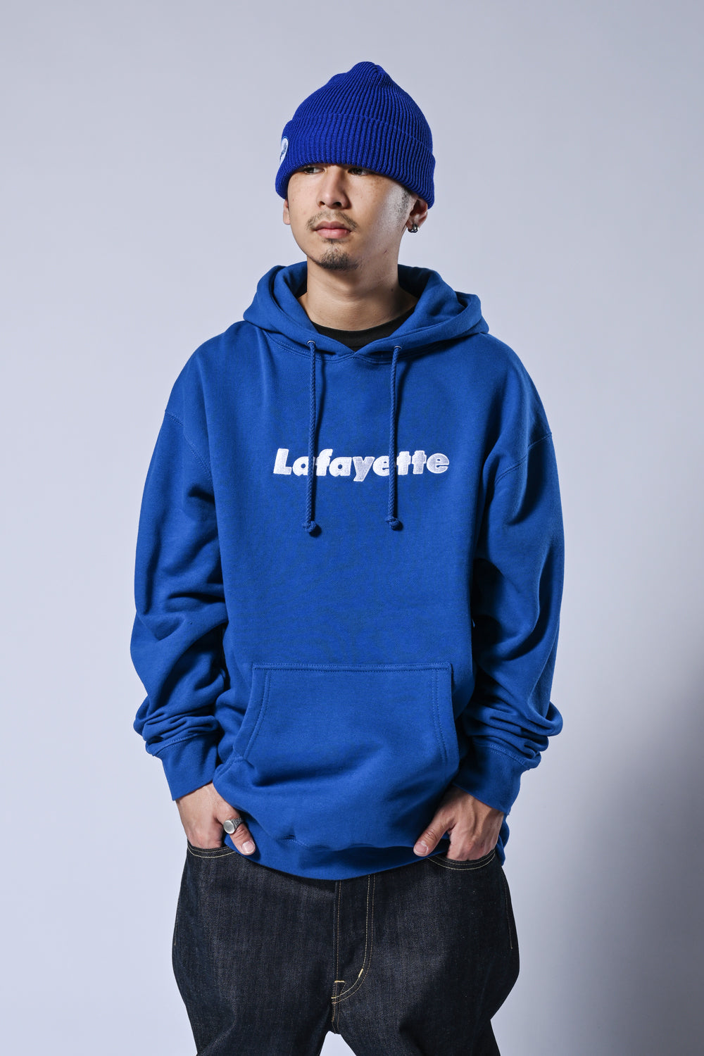 LFYT Lafayette LOGO HOODIE ROYAL×WHITE LE22 The Classic