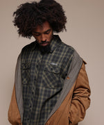 LFYT CLASSIC HEAVY WEIGHT FLANNEL SHIRT LA220202 BLUE