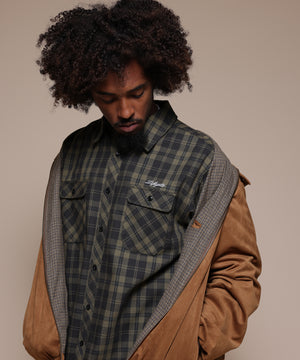LFYT CLASSIC HEAVY WEIGHT FLANNEL SHIRT LA220202 YELLOW