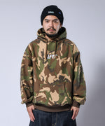 LFYT CAMO BOX LOGO US COTTON HOODIE LA220505 WOODLAND CAMOUFLAGE