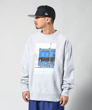 LFYT×SAMPLES CITY CREW SWEAT BALTIMORE - The Site of Cinderella - LE230705 HEATHER GRAY