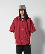 LFYT OPEN COLLAR S/S BIG SHIRT LS230204