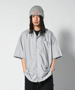 LFYT OPEN COLLAR S/S BIG SHIRT LS230204