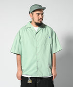 LFYT OPEN COLLAR S/S BIG SHIRT LS230204