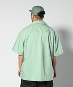 LFYT OPEN COLLAR S/S BIG SHIRT LS230204