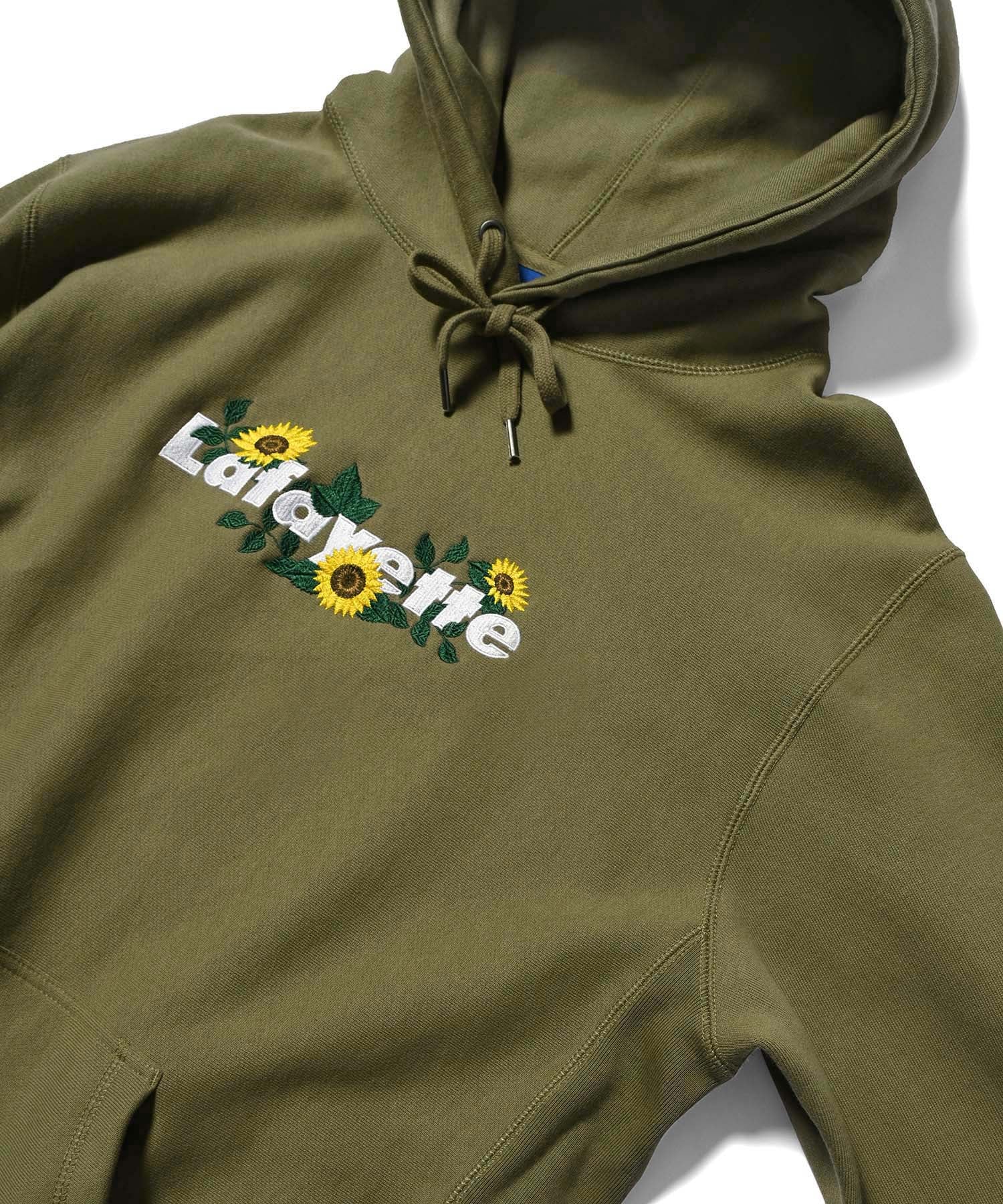 LFYT Lafayette Sunflower Logo Hoodie OLIVE LE22