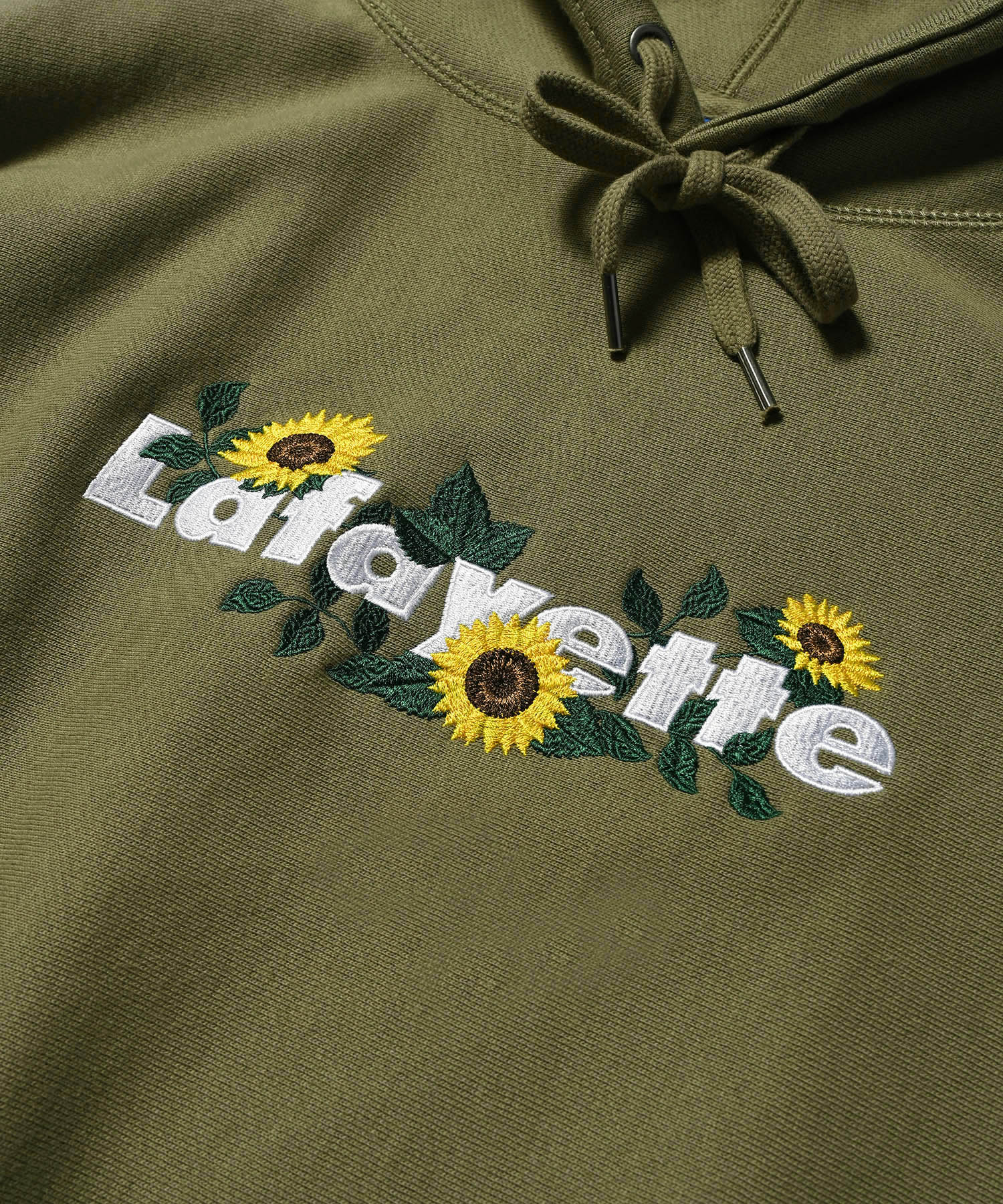 LFYT Lafayette Sunflower Logo Hoodie OLIVE LE22