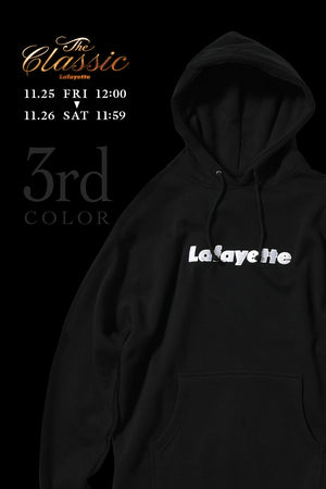 LFYT Lafayette LOGO HOODIE BLACK×WHITE LE22 The Classic