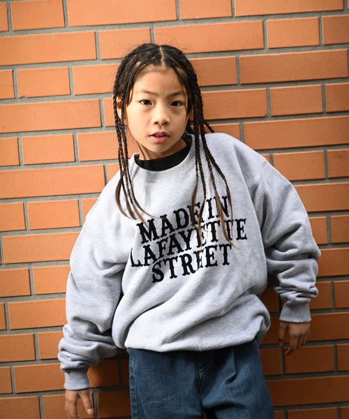 [兒童] LFYT 拉法葉製造兒童街頭圓領毛衣 LE230711